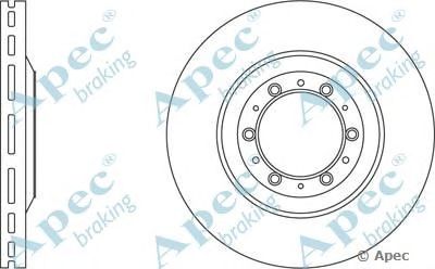 APEC BRAKING dsk773 -  Тормозной диск